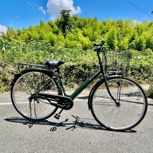 FREESHADE27インチ・オートライト・シティタイプ 自転車 (グリーン) FREESHADE27インチ・オートライト・シティタイプ 自転車 (グリーン)