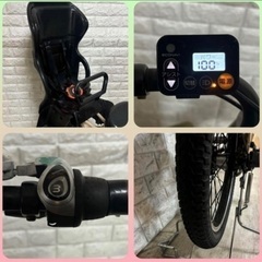 ⭐️Panasonic 電動自転車 ギュット アニーズ大容量8Ah子供乗せ 新基準⭐完成車配送⭐美品⭐室内保管⭐p1002の画像