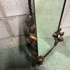 壁掛けミラー 姿見 インテリア おしゃれ 幅33cm×高さ68cm の画像