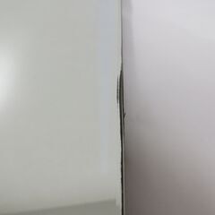 SHINKO 温度計付き 壁掛けミラー 鏡 家庭用 昭和レトロ 幅13.5cm×高さ87cmの画像