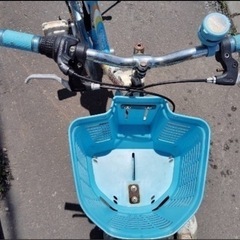 女の子用自転車の画像