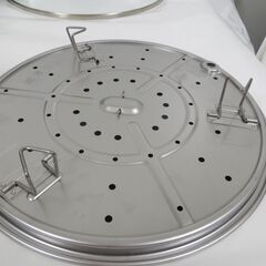 ZOJIRUSHI 象印 グリル鍋 グリルなべ ごちそう3枚 EP-RS55 2010年製 土鍋 平面プレート 溝つき焼き肉プレート 蒸しプレートの画像