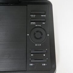 夢グループ TEES ティーズ ワンセグTV付 ポータブルDVDプレーヤー 7インチ PDVD-W727-BK の画像