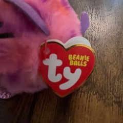 《新品同様》Ｔy  Beanie Balls  トパーズの画像