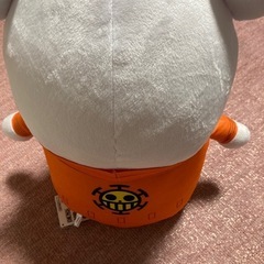 ONE PIECE　ワンピース　めちゃもふぐっとぬいぐるみ ベポ　オレンジ色の画像