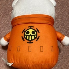 ONE PIECE　ワンピース　めちゃもふぐっとぬいぐるみ ベポ　オレンジ色の画像
