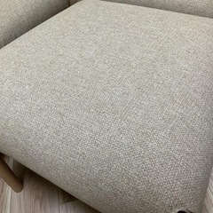 美品☆ 傷・汚れに強いファブリック ダイニングチェア★の画像