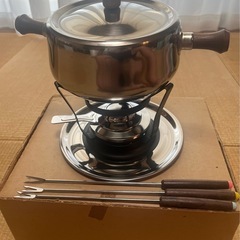 昭和レトロ　チーズフォンデュセットの画像