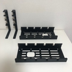 ケーブルトレー 伸縮可能 幅55cm 穴あけ不要 ワイヤーケーブルトレーの画像
