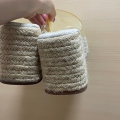 ZARA クリアサンダルの画像