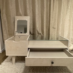 ニトリ 机 ドレッサーテーブル(リズバレー9040T)の画像