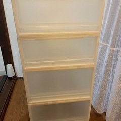 無印良品　衣装ケース4個セットの画像