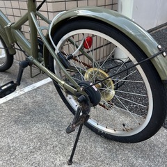 折りたたみ自転車の画像