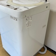 洗濯機 SHARP ES-KS70W-Wの画像