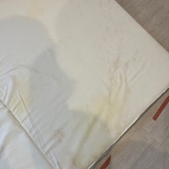 ベビーベッドマット　汚れありの画像