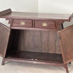 【お譲り先決定】収納家具　キャビネット　受付台の画像