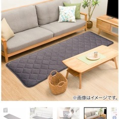ほぼ新品 ニトリ洗える ラージフロアクッション　Nクールの画像