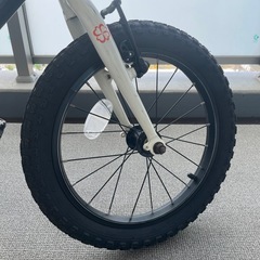 【引取限定】ヨツバサイクル　16インチ　ネイビー　ホワイト  カスタムの画像