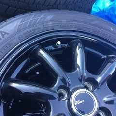 185/60R15 アルミホイール付スタッドレスタイヤ 4本セットの画像