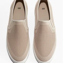 H&M メッシュスリッポンスニーカーの画像