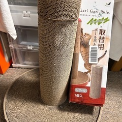ガリガリポール　猫　爪とぎ　中古　レフィルありの画像