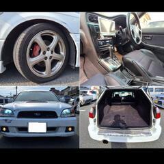 車検半年付き☆諸費用なし☆レガシィツーリング GT-B S-EDITION☆4WD DOHCツインターボ☆10万km、4速AT、パドルシフト、本革シートの画像