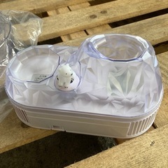 欠けあり　流しそうめん まわる 回転 かわいい そうめん流し 流しそうめん機 しろくま 流氷 家庭用 流しそうめん器 電池式 流し素麺 M5-MGKPJ02292の画像