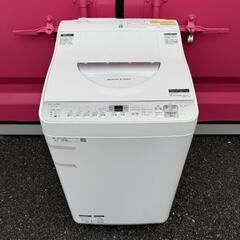 🪙限定セール🪙T019★2019年製★SHARP　洗濯機　5.5KG 熱乾燥3.5KGの画像