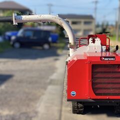 【K-0003】ウッドチッパー チッパー シュレッダー コマツ ZENOAH ゼノア SR3000-2 粉砕機 732h 自走式木材粉砕機 水平投入型 最大加工18cmの画像