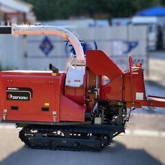 【K-0003】ウッドチッパー チッパー シュレッダー コマツ ZENOAH ゼノア SR3000-2 粉砕機 732h 自走式木材粉砕機 水平投入型 最大加工18cmの画像
