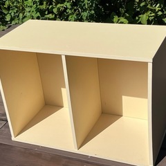 白色カラーボックス格安の画像