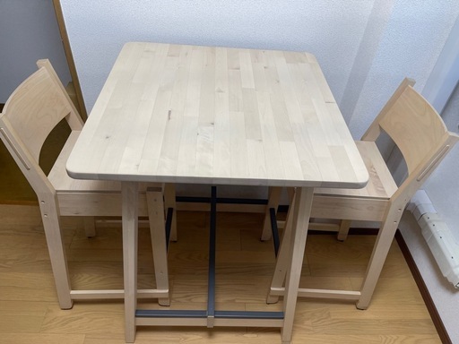 IKEA NORRÅKER ノッルオーケル バーテーブル&スツール