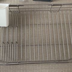 水切りラック　フライパンなど　キッチングッズ　まとめて の画像