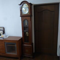 Tempus Fugit ホールクロック振り子時計アンティーク  　条件ありますの画像