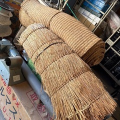 むしろ　1000円　こも　200円の画像