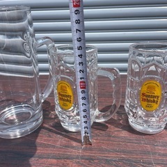 良品 ビールジョッキ大 角ハイジョッキ セット ハイボールジョッキ キリン サントリー ジョッキの画像