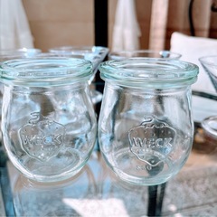 13点セット‼️イワキ耐熱プリンカップ5個、アイスクリームカップ6個、WECK 容器2個の画像