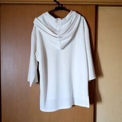 [サイズL]メンズ　七分袖パーカーの画像