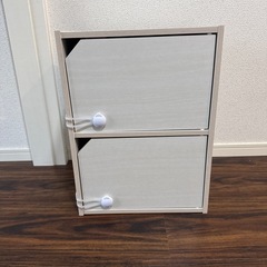 カラーボックス2段の画像