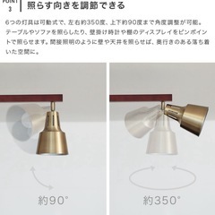 ダウンライト＋調光可能電球の画像