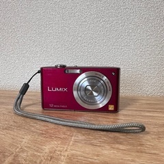 平成レトロ　コンデジ　パナソニックPanasonic LUMIX ルミックス　DMC-FX40 レッドの画像