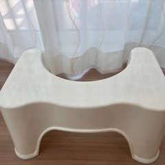【美品】トイレセット　踏み台・取手付き補助便座　
の画像