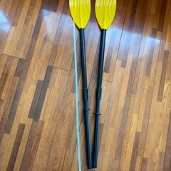 ゴムボートのオール2本セット！出品物購入の方無料！の画像