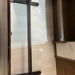 傷ありダイニングテーブル120×75cm木目調の画像