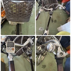 東81〇 電動自転車 Panasonicリチウム vivi DX 26インチ相当 の画像