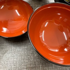 会津塗り雑煮椀5セットの画像