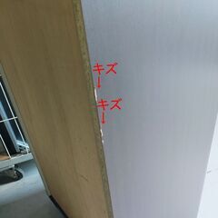 カップボード 食器棚 幅59cm 奥行き42cm 高さ175.5cm キッチンボード ダークブラウン  2枚扉　2ドアの画像