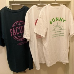 💓バックプリントが可愛いレディースTシャツ３点セットの画像