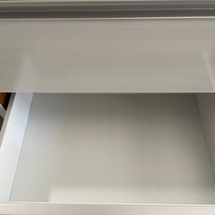 【美品】キッチンカウンター　ホワイトの画像
