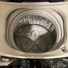 ハイアール 4.2kg 全自動洗濯機の画像